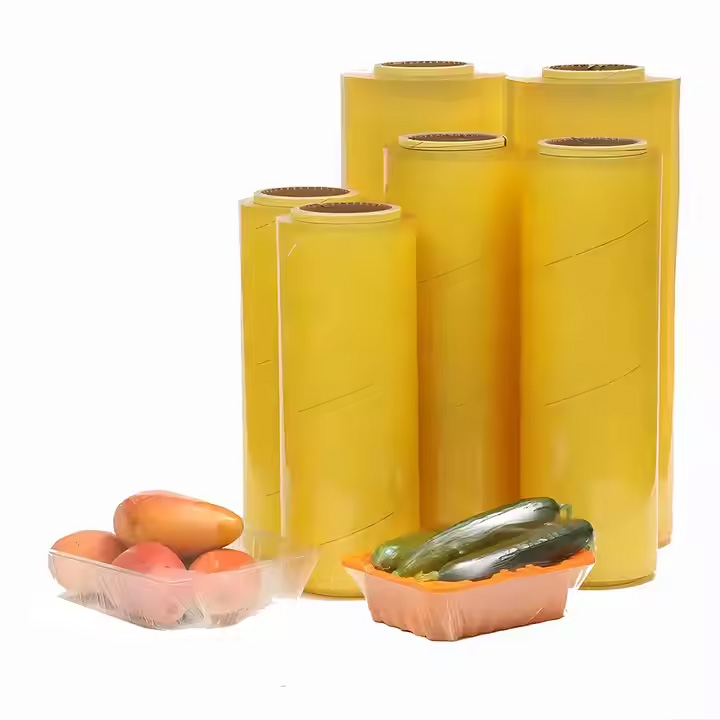 Heat Resistant Clear Pvc Cling WrapPlastic Pallet Wrap