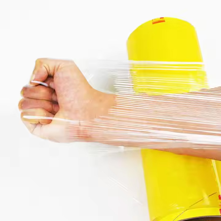 Transparent Packaging Food Grade PVC Cling Film for Food Wrap Clear Plastic Roll